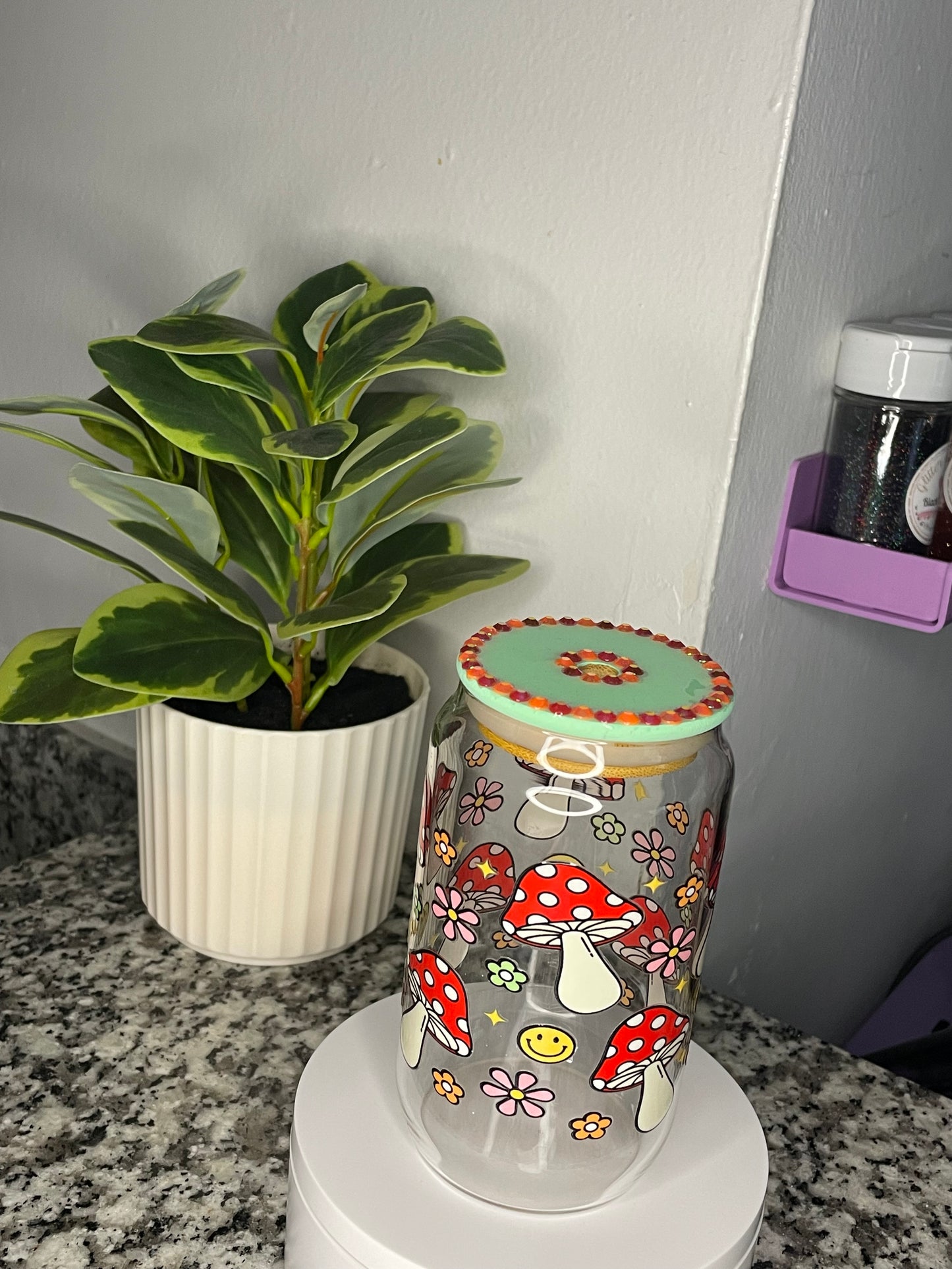 Regular 12oz Standard Bling Ready to Ship Glass can