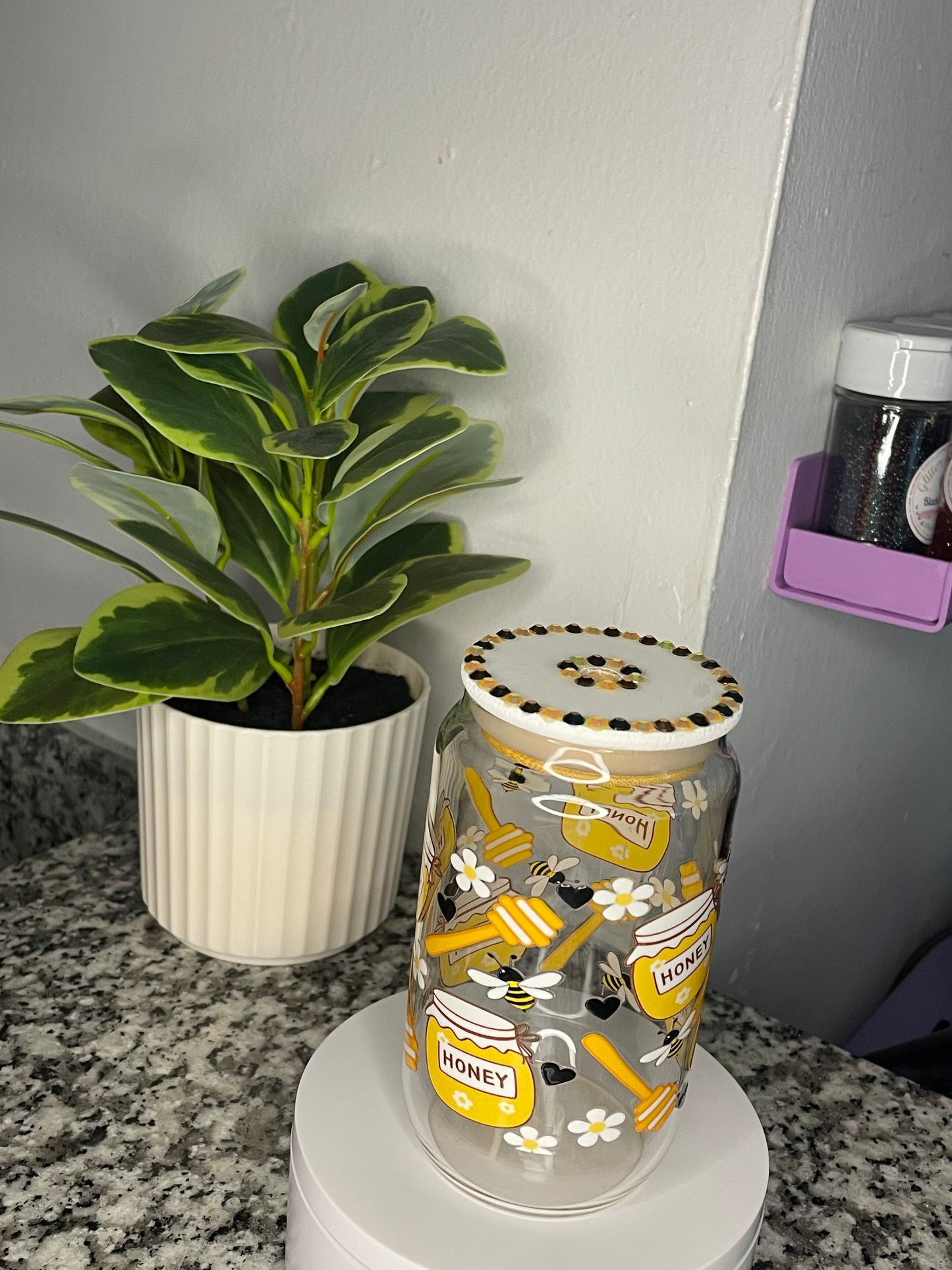 Regular 12oz Standard Bling Ready to Ship Glass can