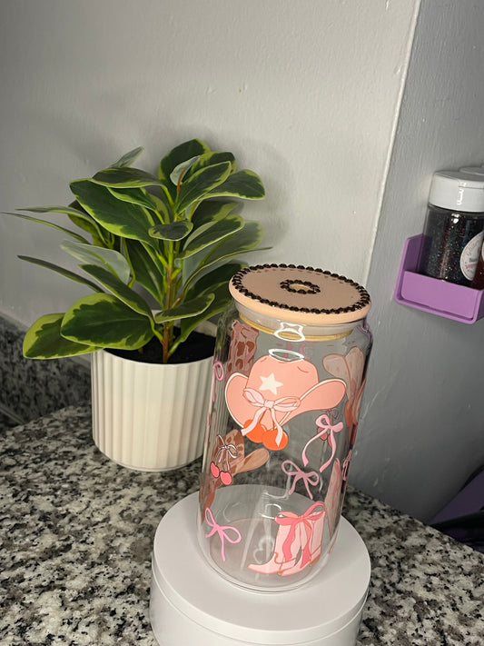 Regular 16oz Standard Bling Ready to Ship Glass can