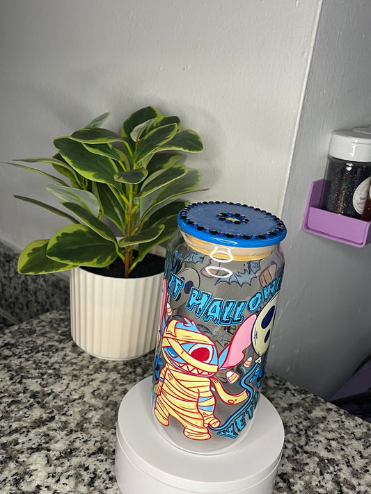 Regular 16oz Standard Bling Ready to Ship Glass can